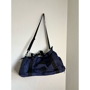 Titleist Golf Travel Duffle Bag Blue Shoe Compartment Shoulder Strap W/logo